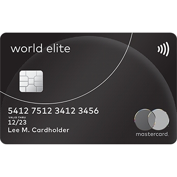 mastercard world credit card limit